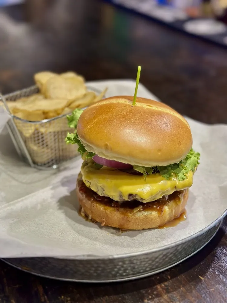 Fried Green Tomato Burger